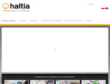 Tablet Screenshot of haltia.pl